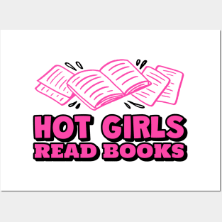 HOT Girls Read Books Bookish Quote Posters and Art